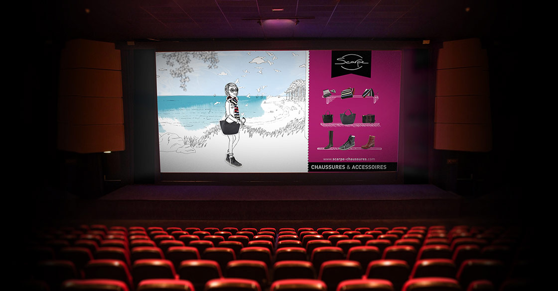 Spot cinéma pour Scarpe
