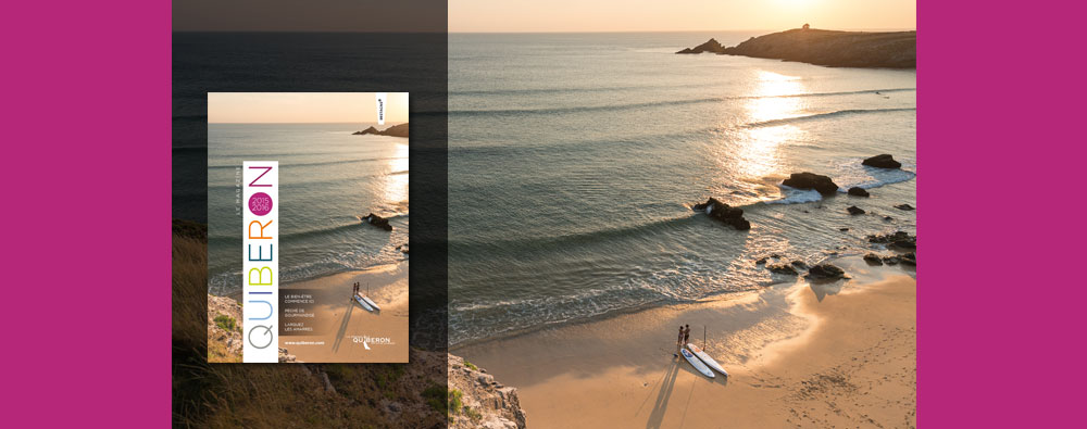 Magazine pour l'office du tourisme de Quiberon