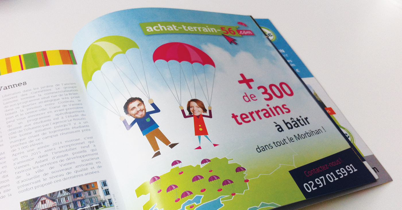Annonce-presse Achat Terrain 56
