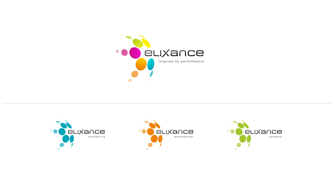 Déclinaisons du logo Elixance