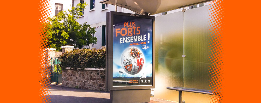 Affiche pour le Football Club de Lorient