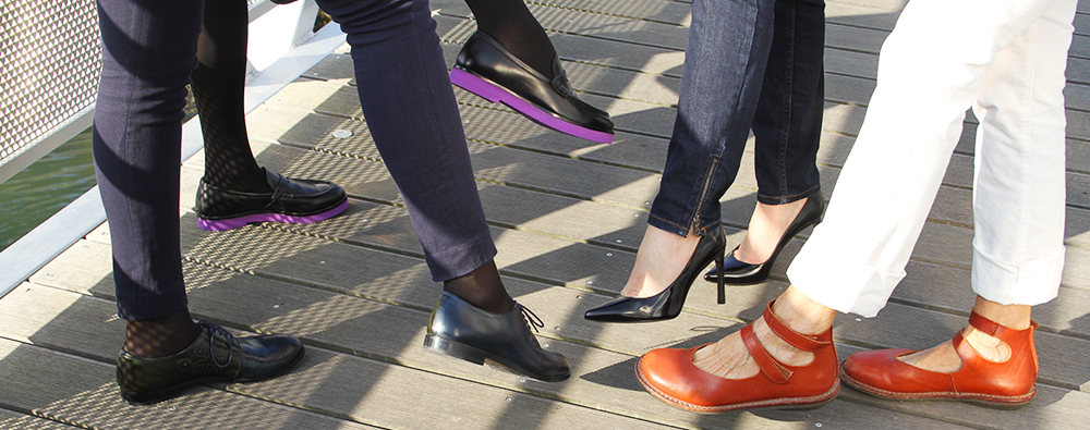 Shooting photo de l'équipe Scarpe au Piano Barge