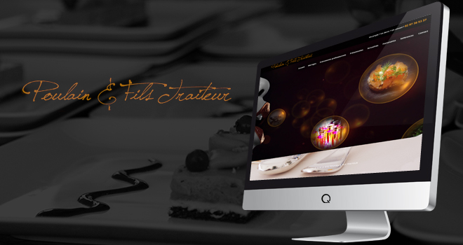 Site internet Poulain & Fils Traiteur