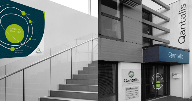 Signalétique intérieure et extérieure Qantalis