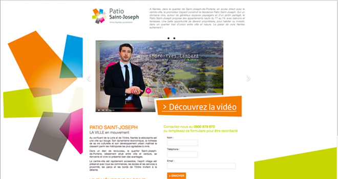 Le mini-site du Patio Saint-Joseph