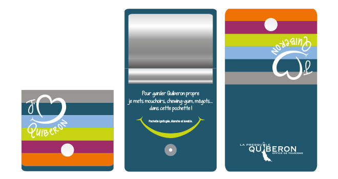 Pochette tendance pour des plages propres à Quiberon !