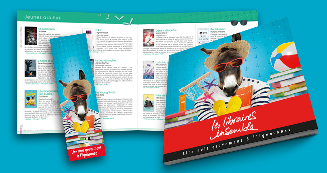 Catalogue et marque-page été 2016 Les Libraires Ensemble