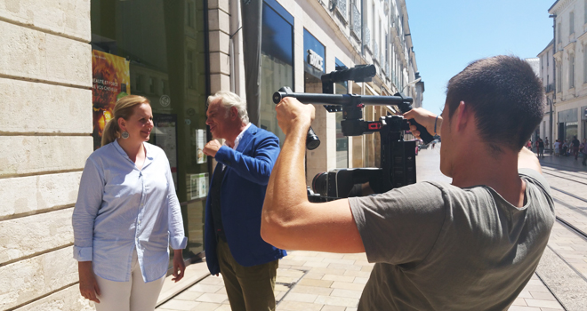 Making-off du tournage Quintesis à Tours avec Stéphane Thébaut pour Eiffage Immobilier