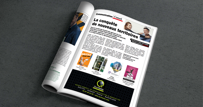 Article Quintesis communication dans la Publiscopie Grand Ouest de L'Express du 2 novembre 2016