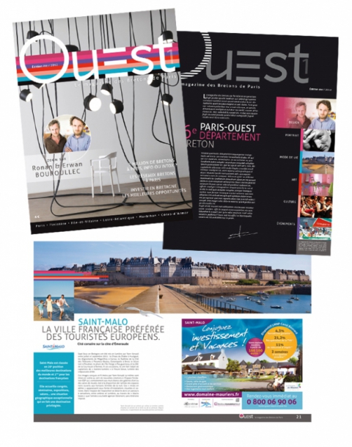OUEST, le magazine des Bretons de Paris