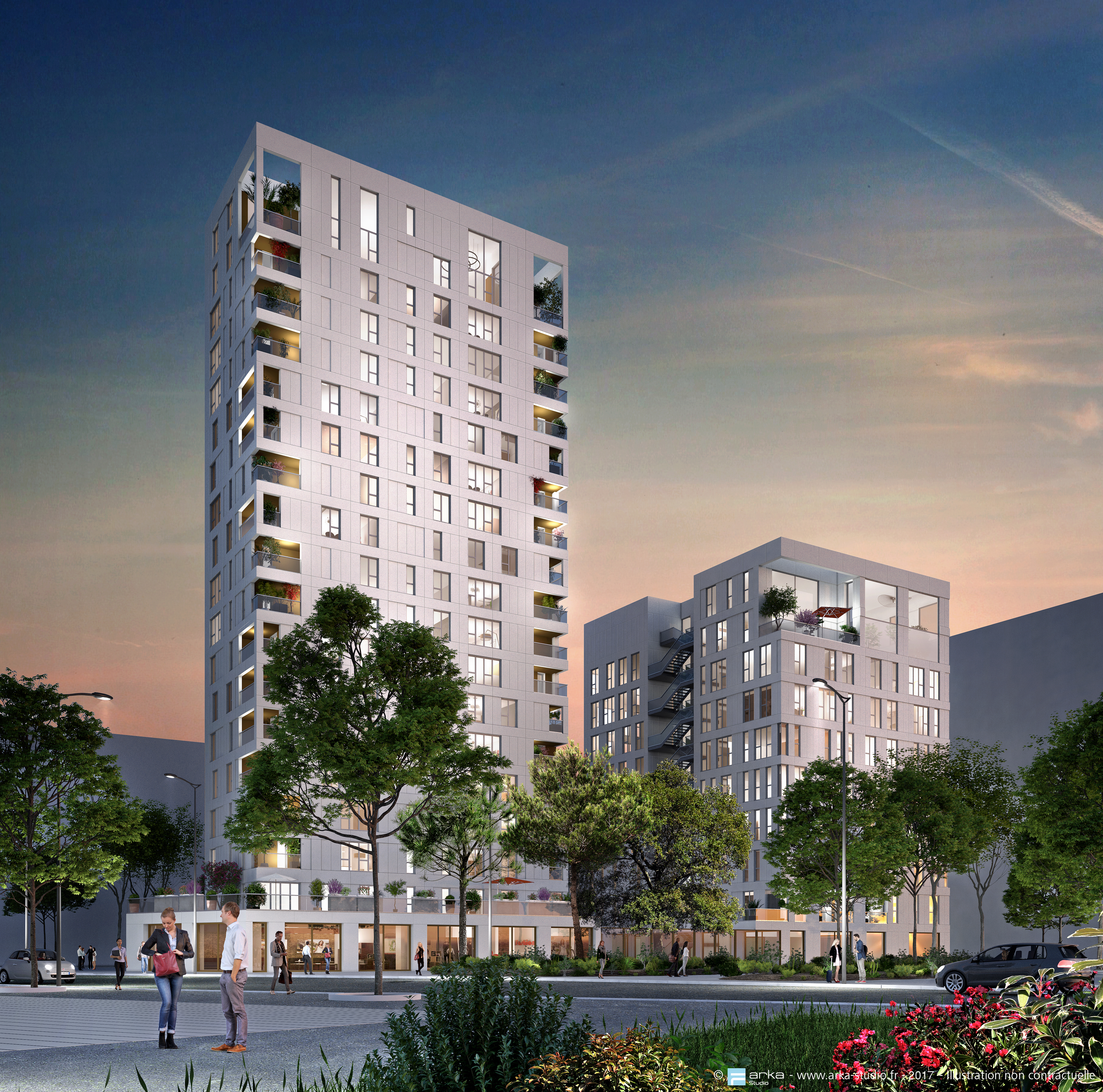 Tour Vizio à Nantes par Eiffage Immobilier