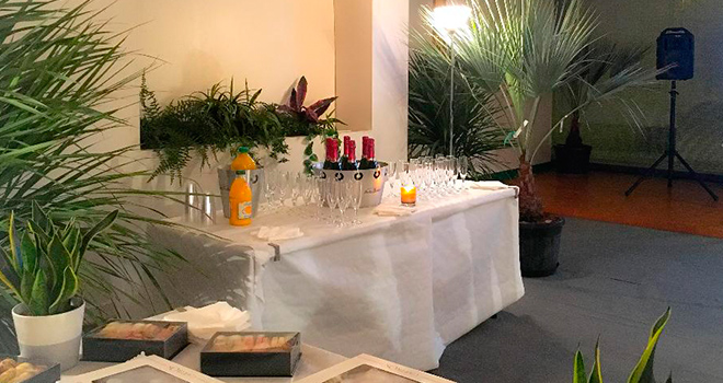 Buffet pour l'évènement