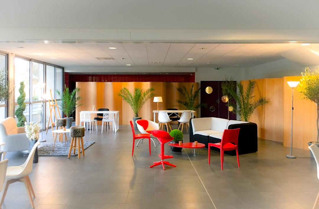 Vue d'ensemble avec 2 coins cosy