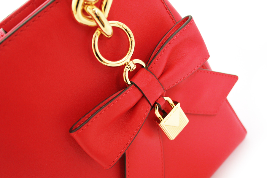 Sac en cuir rouge Michael Kors