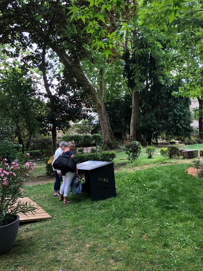 La table d'orientation des Jardins d'Augustin