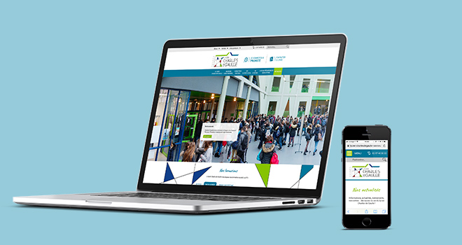 Site internet du Lycée Charles de Gaulle