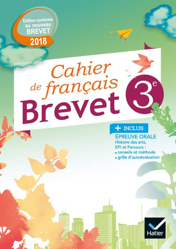 L'ouvrage des éditions HATIER pour réviser son brevet