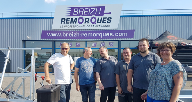 Inauguration Breizh Remorques
