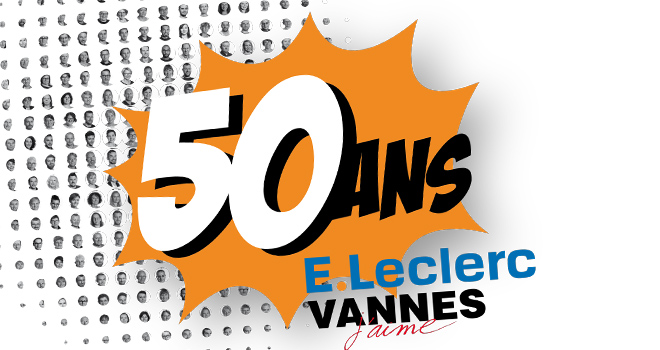Identité Visuelle 50 ans Leclerc
