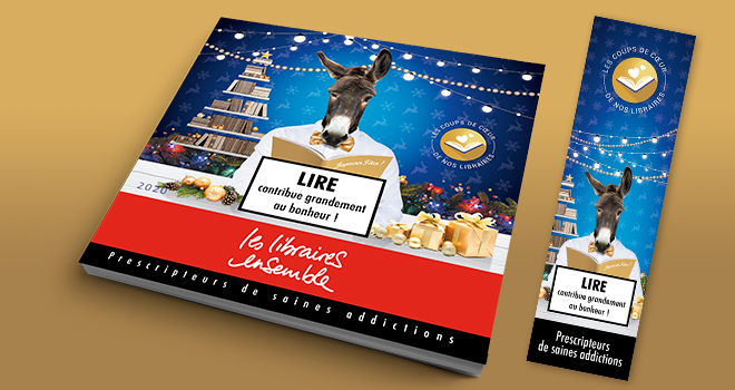 Catalogue et marque-page Noël 2020 - Libraires Ensemble