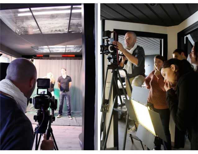 Tournage d'un mini-film pour Terravia dans les locaux de Quintesis