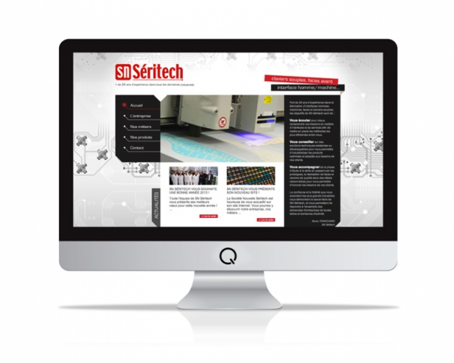 Site internet SN Séritech