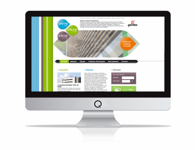 Site internet Vista Conseil