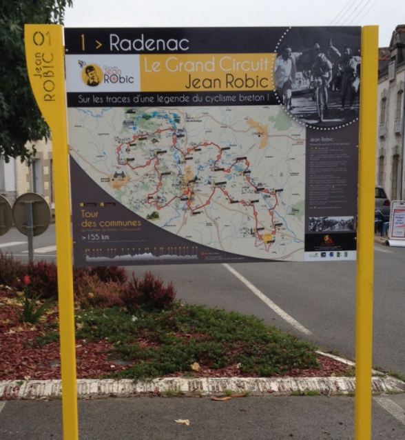 Panneau pour le circuit Jean Robic