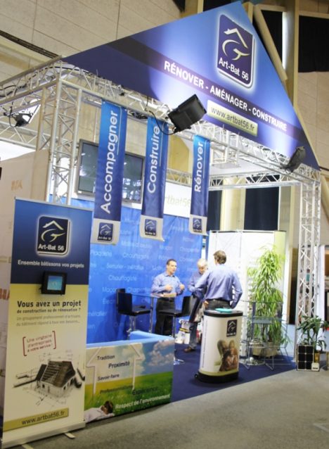 Stand pour Art-Bat - Salon de l'Habitat à Vannes