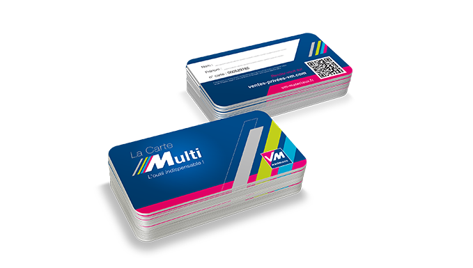 Carte de fidélité pour VM Matériaux