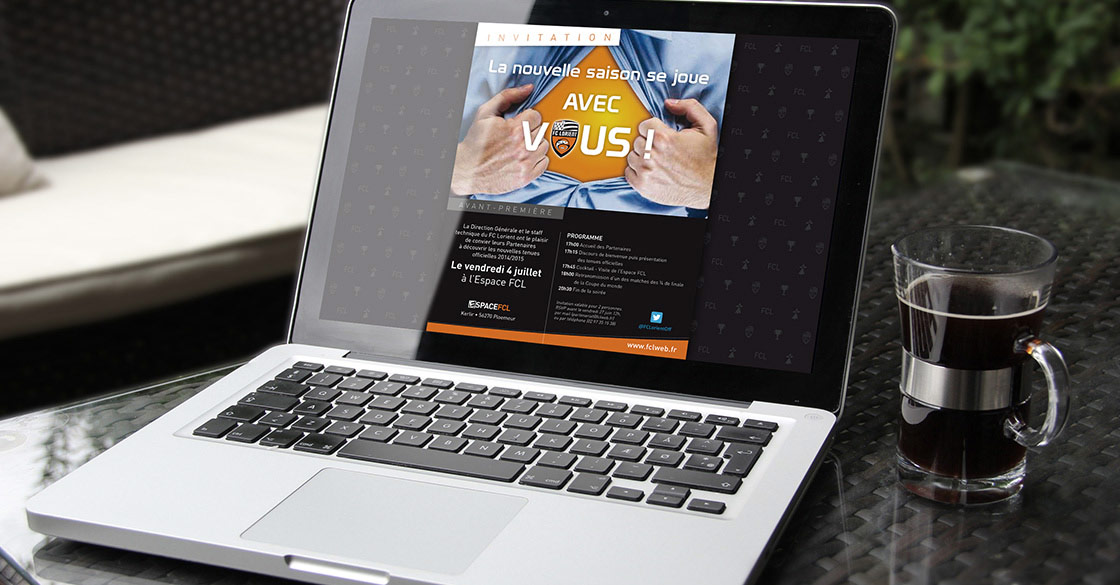 E-mailing pour le Football Club de Lorient
