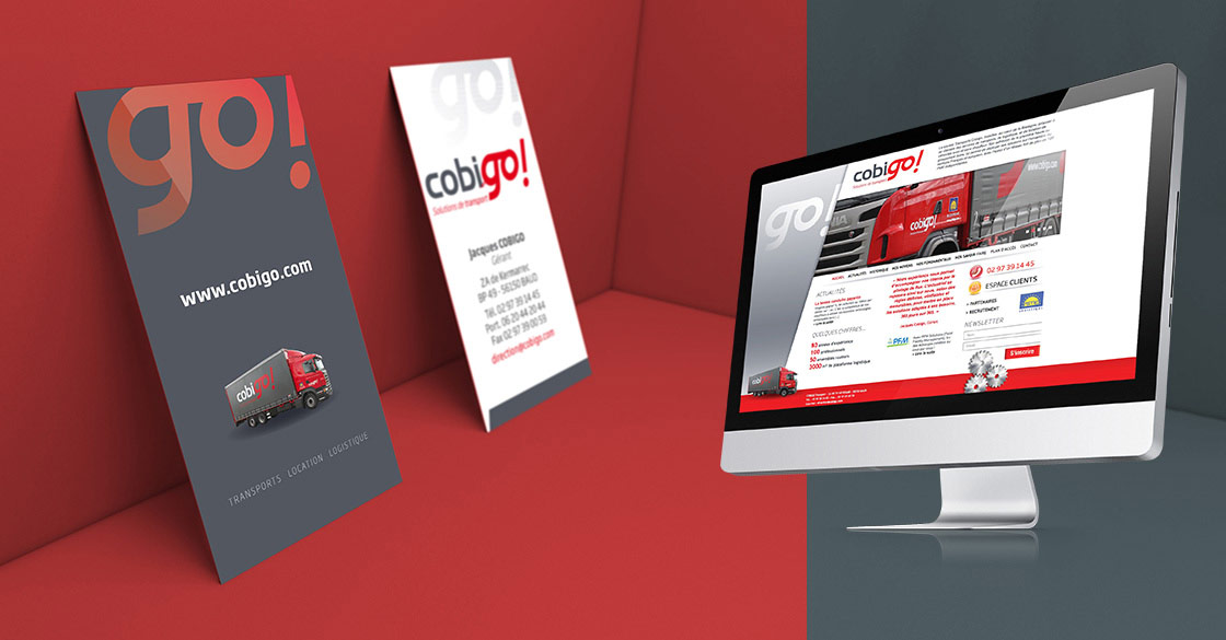 Papeterie et site internet pour Cobigo